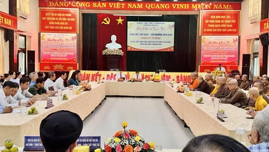 Lãnh đạo Thành ủy và các cơ quan TP.Vũng Tàu tổ chức họp mặt các chức sắc tôn giáo vào đầu năm mới