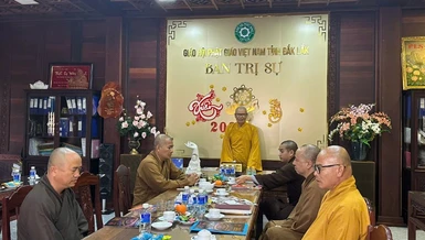 Ban Thường trực Ban Trị sự Phật giáo tỉnh họp triển khai các Phật sự quan trọng 