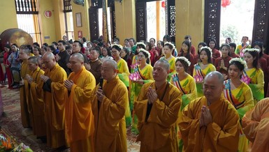 Tại chùa Quán Sứ diễn ra Lễ mít-tinh hưởng ứng Ngày Phật giáo Quốc tế