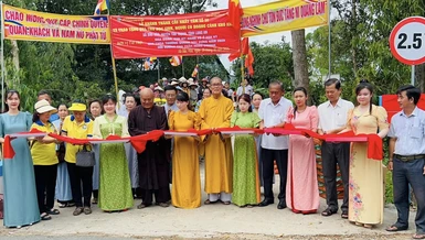 Cắt băng khánh thành, đưa vào sử dụng cầu Nhất Tâm số 50