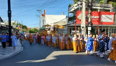 Cung tống kim quan Ni trưởng Thích nữ Như Tâm đến nơi trà-tỳ
