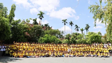 500 thanh thiếu niên tham gia khóa tu mùa hè lần thứ 16 tại chùa Long Phước