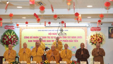 Chư tôn đức chứng minh, tham dự hội nghị