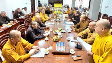 Ban Giáo dục Phật giáo tỉnh bàn thảo các chương trình hoạt động trọng tâm