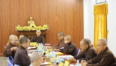 Tại Văn phòng Thường trực phía Đông - chùa Bảo Tịnh (P.Tuy Hòa)