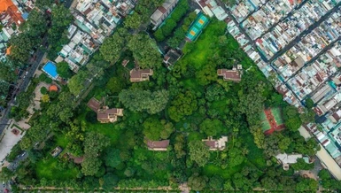Khu đất số 1 đường Lý Thái Tổ được đề xuất sử dụng để phát triển công viên công cộng và bố trí Đài tưởng niệm nạn nhân Covid-19 - Ảnh: Báo Tiền Phong