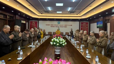 Thái Nguyên: Phật giáo tỉnh hướng dẫn các đoàn đến hỗ trợ bà con bị bão lũ với gần 50 tỷ đồng