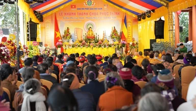 Bắc Ninh: Khánh thành chùa Phúc Thịnh sau 10 năm tái thiết 