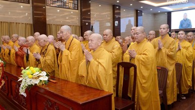 Chư tôn đức Hội đồng Chứng minh, Hội đồng Trị sự, Ban Trị sự TP.HCM thành kính tưởng niệm