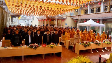 Ban Trị sự GHPGVN tỉnh Lào Cai tổ chức Hội nghị tổng kết hoạt động Phật sự năm 2025 