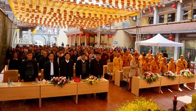 Ban Trị sự GHPGVN tỉnh Lào Cai tổ chức Hội nghị tổng kết hoạt động Phật sự năm 2025 