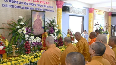 Lễ tưởng niệm 14 năm ngày viên tịch Trưởng lão Hòa thượng Thích Huệ Thành tại Quan Âm tịnh viện