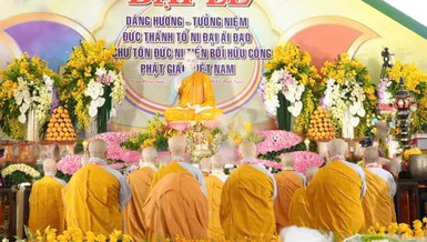 Lễ dâng hương tại chùa Phước Huệ vào sáng nay, 23-3-2026