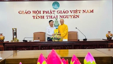 Lãnh đạo Sở Dân tộc và Tôn giáo thăm Ban Trị sự Phật giáo tỉnh