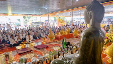 Đón Tết Chôl Chnăm Thmây tại chùa Kim Tông Quang