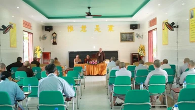 Quang cảnh buổi họp của các xã thuộc cụm Xuyên Mộc (TP.HCM)