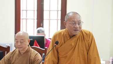 Hòa thượng Thích Gia Quang chủ trì buổi họp rà soát công tác chấm giải và trao Giải báo chí Phật giáo năm 2025