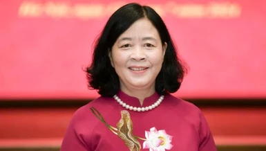 Bà Bùi Thị Minh Hoài có thư chúc mừng Đại lễ Phật đản Phật lịch 2570 - Ảnh: Nam Trần
