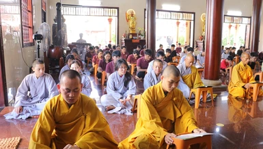  Khóa lễ trì tụng kinh Phổ môn dành cho học sinh trước kỳ thi Trung học Phổ thông năm 2026