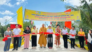  Khánh thành cầu Tường Nguyên 590, tại xã Trường Thành, Đông Hiệp, TP.Cần Thơ