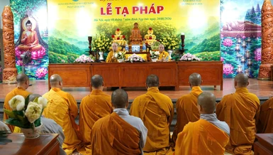 Chư Tăng Ni hành giả hạ trường tổ chức lễ tạ pháp khóa An cư kiết hạ
