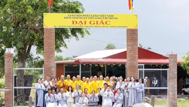 Điểm nhóm sinh hoạt tôn giáo tập trung Đại Giác trong ngày vui công bố thành lập