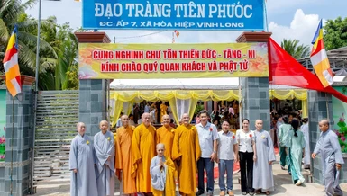 Điểm sinh hoạt tôn giáo tập trung Đạo tràng Tiên Phước, xã Hòa Hiệp chính thức đi vào hoạt động