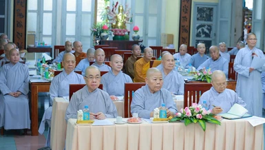 Thường trực Phân ban Ni giới Trung ương họp tại tổ đình Từ Nghiêm