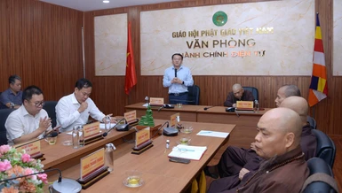 Họp liên ngành TP.HCM và Ban Tổ chức Đại hội trong phối hợp hỗ trợ công tác chuẩn bị Đại hội - Ảnh: Bảo Toàn/BGN