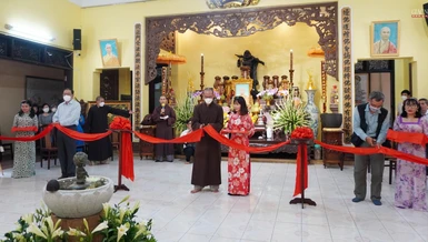 Khai mạc triển lãm nghệ thuật tại chùa Bửu Đà chiều 8-4-Nhâm Dần