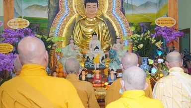 Khóa lễ an vị Phật chùa Phước Quang, quận 3
