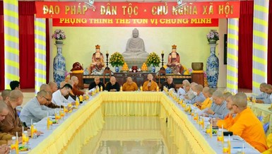Phật giáo TP.Cần Thơ họp chuẩn bị cho Đại giới đàn Huệ Trường tổ chức vào tháng 7-2022