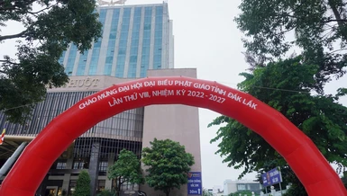 Khách sạn Mường Thanh nơi sẽ diễn ra Đại hội đại biểu Phật giáo tỉnh nhiệm kỳ 2022-2027