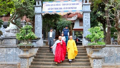 Hoà thượng Jinsung, Hội trưởng Hội Thiên Thai tông thăm Phật giáo tỉnh Đắk Lắk