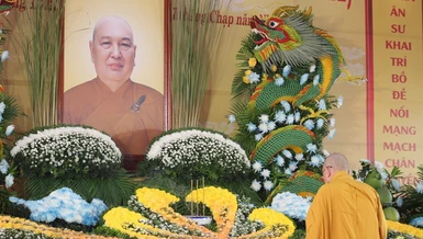 Trang nghiêm tưởng niệm lễ húy nhật Hòa thượng Thích Đắc Pháp