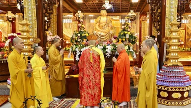 Lễ tạ đàn Dược Sư tại chùa Sắc Tứ Khải Đoan