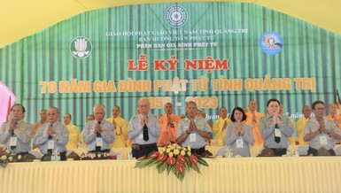 Phân ban Gia đình Phật tử tỉnh Quảng Trị kỷ niệm 70 năm thành lập