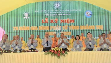 Phân ban Gia đình Phật tử tỉnh Quảng Trị kỷ niệm 70 năm thành lập