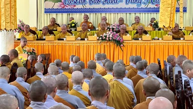 Trường hạ chùa Thiên Phước tạ pháp khóa An cư kiết hạ Phật lịch 2567