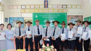 Tiểu ban Thông tin - Truyền thông Ban Hướng dẫn Phân ban Gia đình Phật tử T.Ư ra mắt và nhận quyết định