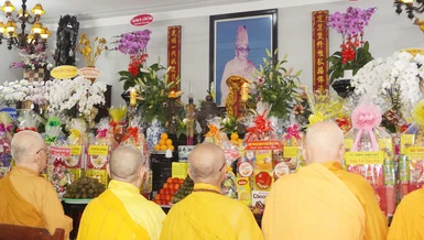 Tưởng niệm húy nhật Hòa thượng Thích Định Quang tại chùa Huỳnh Kim, Q.Gò Vấp, TP.HCM