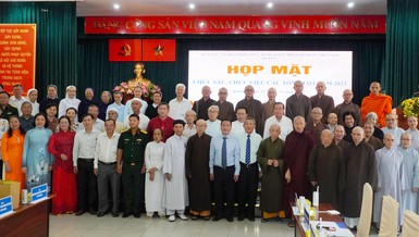 Họp mặt chức sắc, chức việc tôn giáo trên địa bàn quận 3