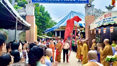 Ra mắt điểm sinh hoạt tôn giáo tập trung đạo tràng Phước Tâm, tại P.Thới An, Q.Ô Môn