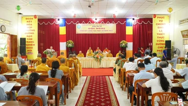 Hội nghị tổng kết hoạt động Phật sự tại H.Cờ Đỏ, TP.Cần Thơ