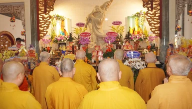 Lễ húy nhật Hòa thượng Thích Thanh Đức tại chùa Phổ Minh
