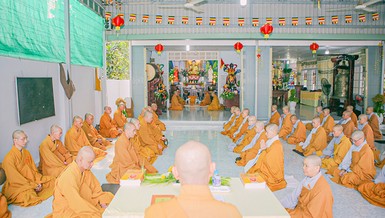 Ban Trị sự GHPGVN H.Củ Chi tổ chức Bố-tát định kỳ tại các tự viện huyện