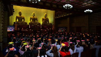 Lễ vía Đức Bồ-tát Quán Thế Âm tại chùa Giác Ngộ