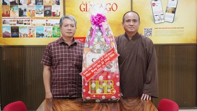 Ban Tôn giáo TP.HCM chúc mừng Phật đản Phật lịch 2568 đến Báo Giác Ngộ