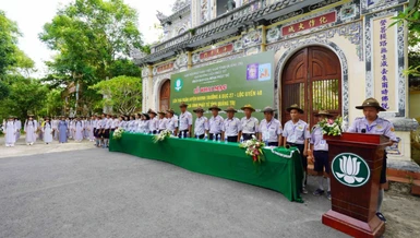Phân ban Gia đình Phật tử tỉnh Quảng Trị khai mạc Liên trại huấn luyện Huynh trưởng Lộc Uyển, A Dục