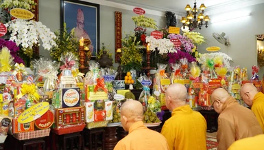 Tưởng niệm Trưởng lão Hòa thượng Thích Định Quang, Thành viên Hội đồng Chứng minh tại chùa Huỳnh Kim (Q.Gò Vấp, TP.HCM)